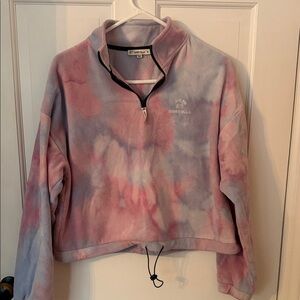 Ivory Ella Women's Tie-Dye Quarter-Zip Pullover